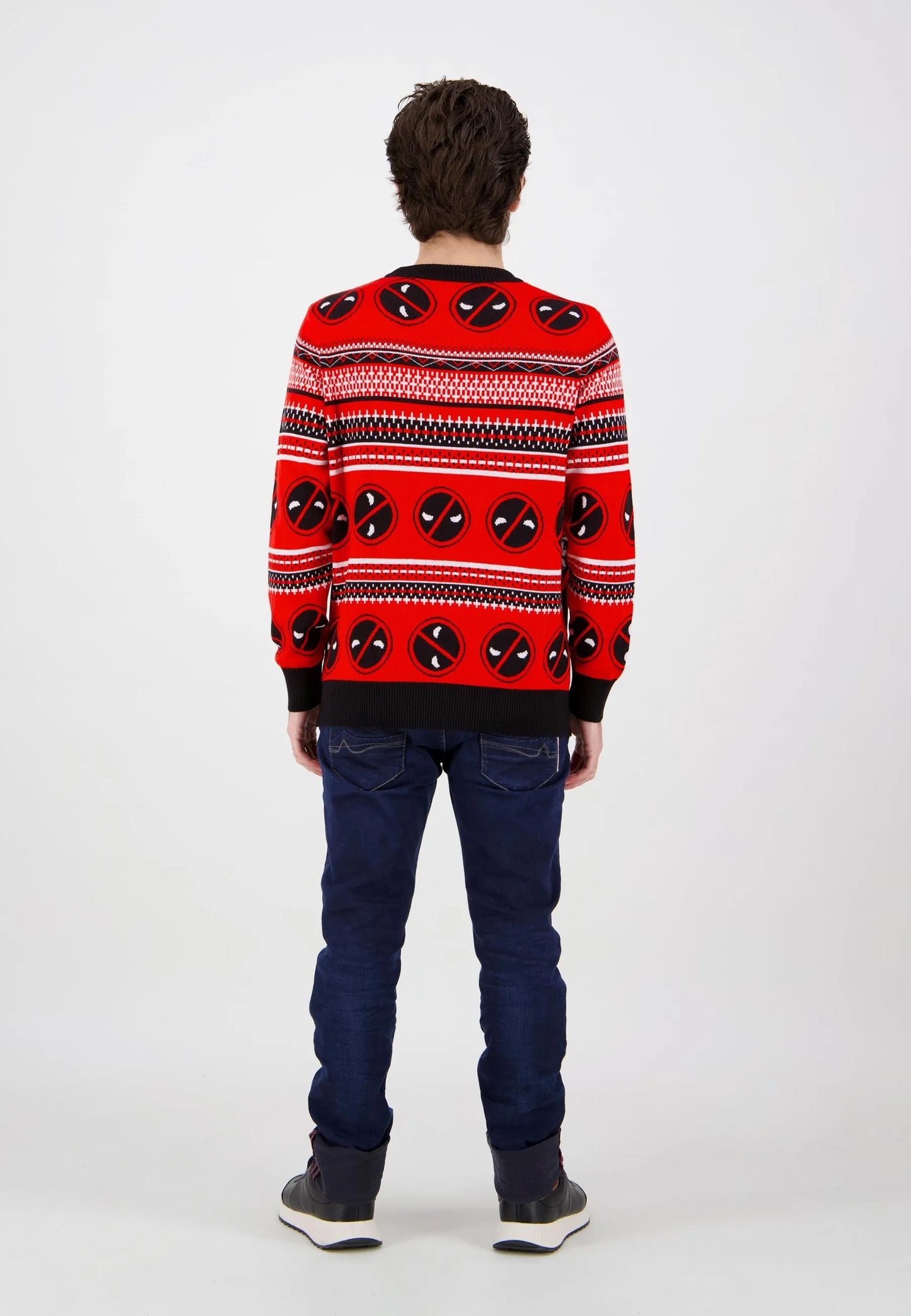 Deadpool Christmas Sweater "Here Comes Deadpool" 