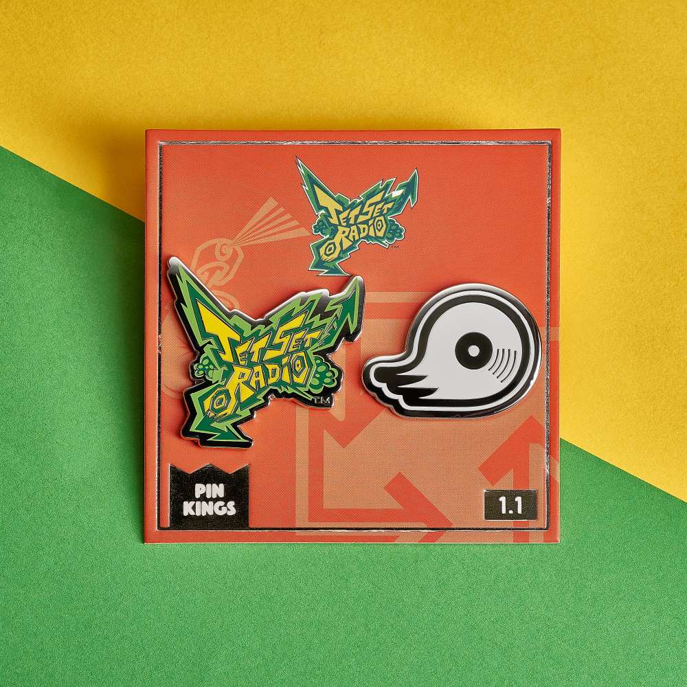 Pin's Sega Jet Set Radio Set 1.1 Pin Kings