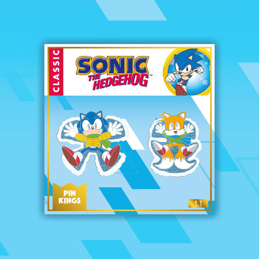 Pin's Sonic Classique Noël Set 1.1 - Sonic et Tails Pin Kings