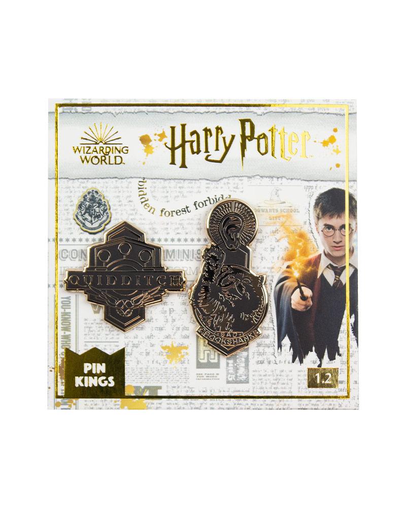 Harry Potter Pin Set 1.2 - Quidditch &amp; Crookshanks