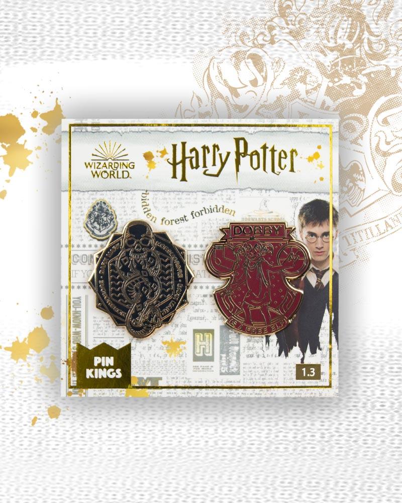 Pin's Harry Potter Set 1.3 - La Marque des Ténèbres & Dobby Pin Kings