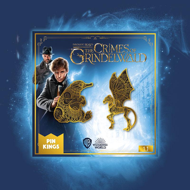 Pin's Les Animaux fantastiques Set 1.1 - Niffler & Thestral Pin Kings