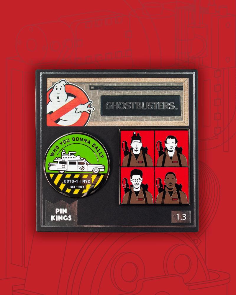 Pin's SOS Fantômes Set 1.3 - Who You Gonna Call? & Personnages Pin Kings