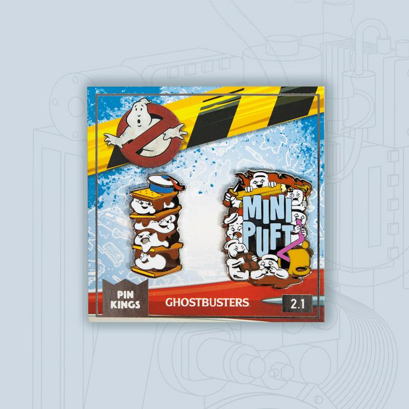 Pin's SOS Fantômes Set 2.1 - Stay Puft S’mores & Mini Puft Pin Kings