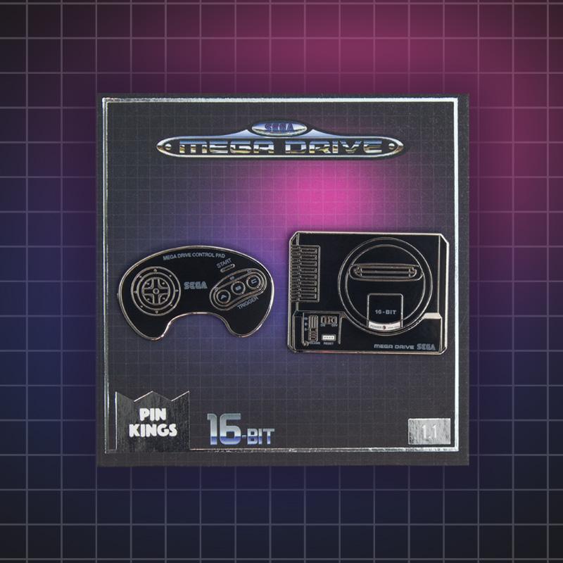 Pin's Sega Console Set 1.1 - Mega Drive Pin Kings