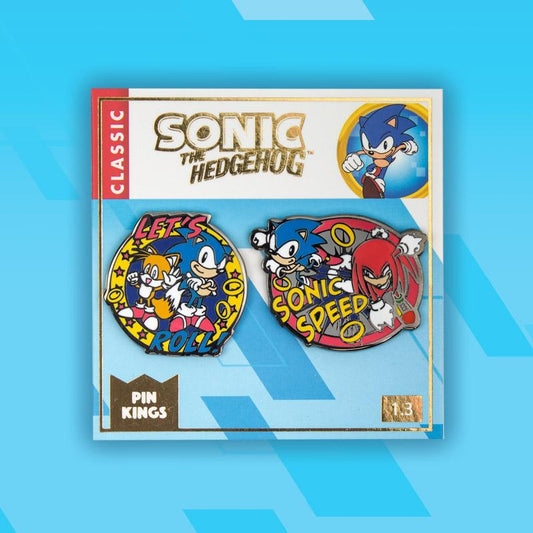 Pin's Sonic le Hérisson Set 1.3 - Let’s Roll & Sonic Speed Pin Kings