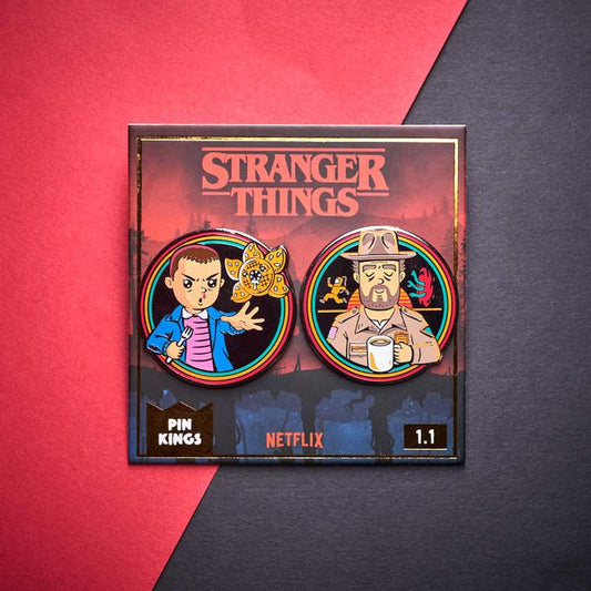 Pin's Stranger Things Set 1.1 - Onze et Jim Pin Kings