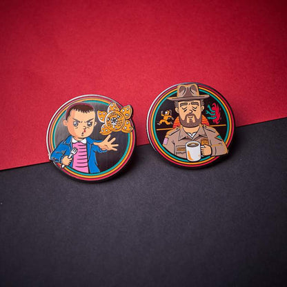 Stranger Things Pin Set 1.1 - Eleven and Jim