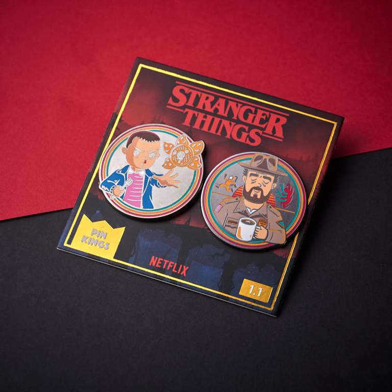 Pin's Stranger Things Set 1.1 - Onze et Jim