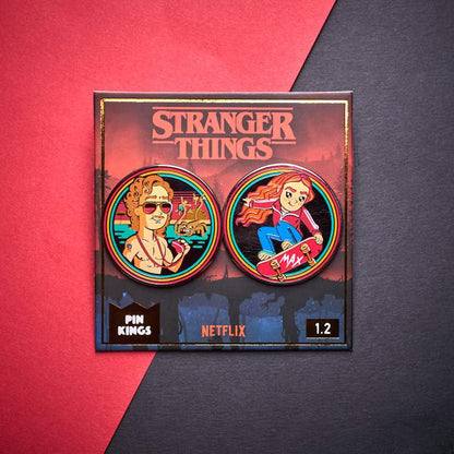 Pin's Stranger Things Set 1.2 - Billy et Max Pin Kings