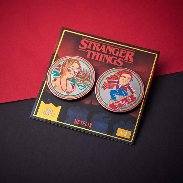 Pin's Stranger Things Set 1.2 - Billy et Max