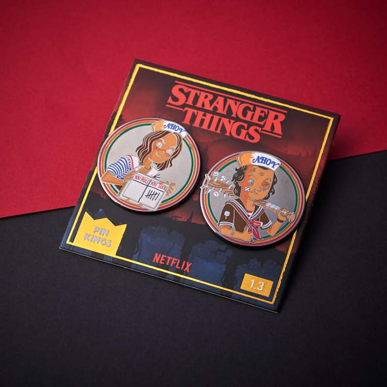 Pin's Stranger Things Set 1.3 - Steve and Robin
