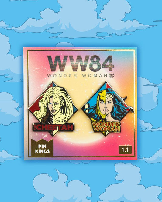 Pin's Wonder Woman '84 Set 1.1 - WW et Cheetah Pin Kings