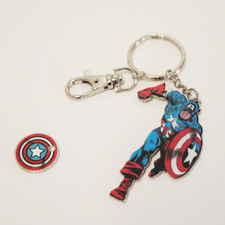 Captain America Token key ring