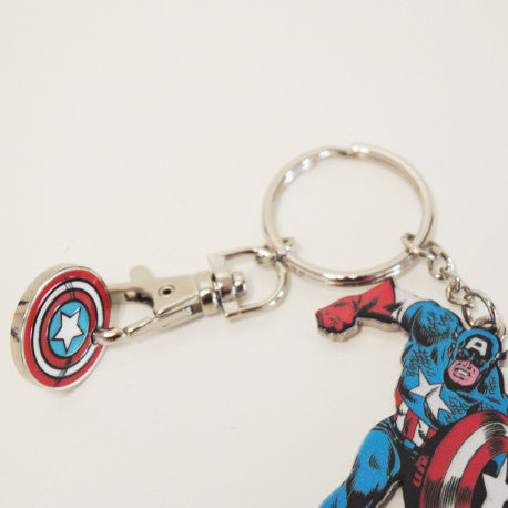 Captain America Token key ring