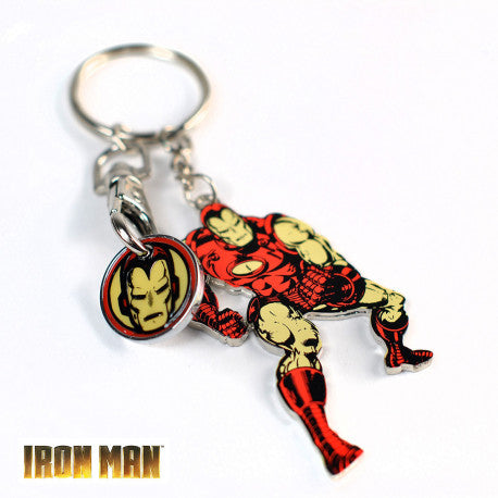 Porte clés Iron Man Jeton Univers rétro