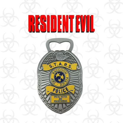 Resident Evil STARS Police Badge Bottle Opener