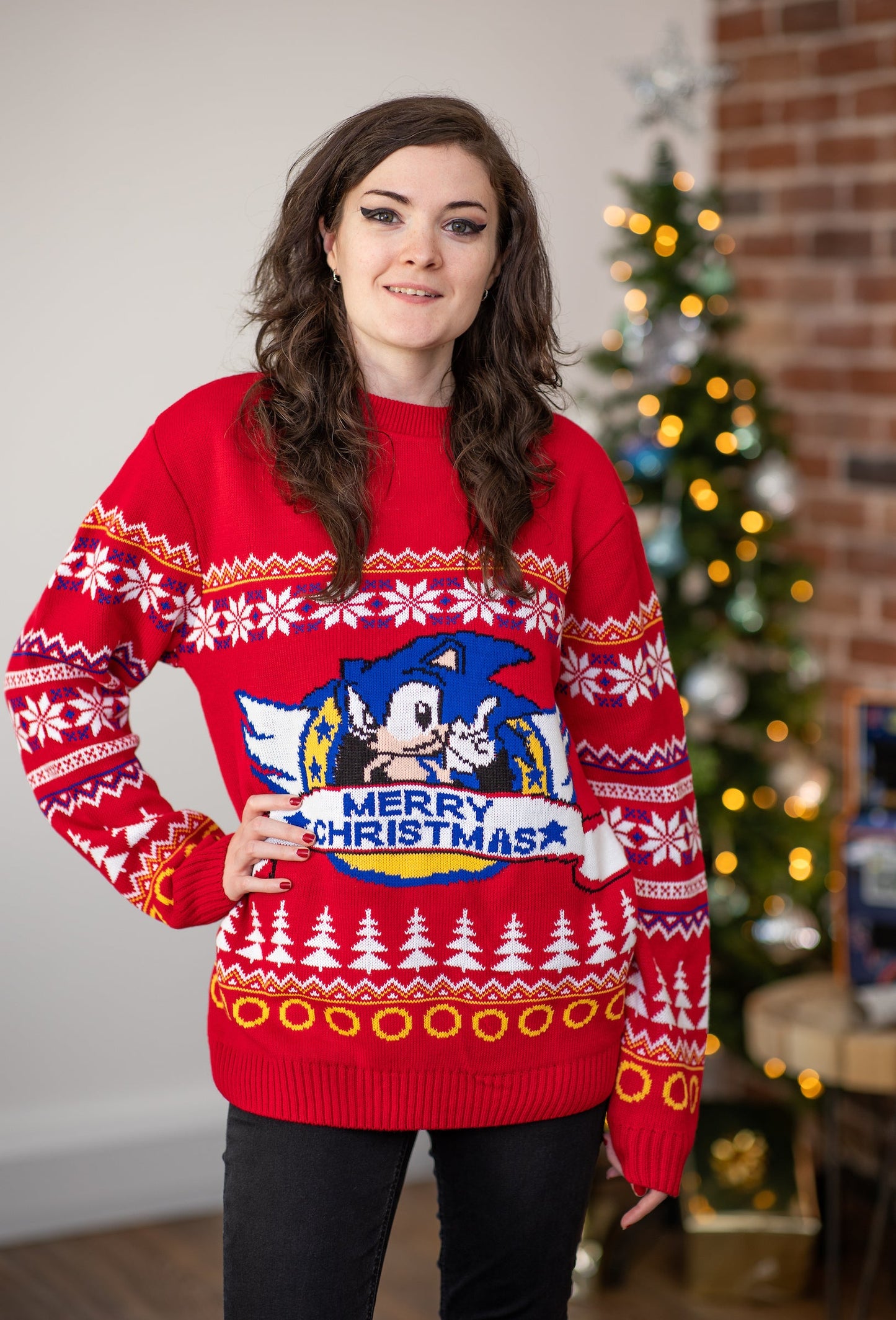 Sonic the Hedgehog Christmas Sweater