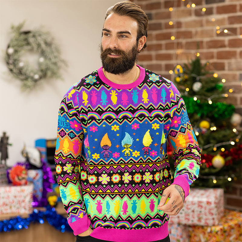Trolls Christmas sweater