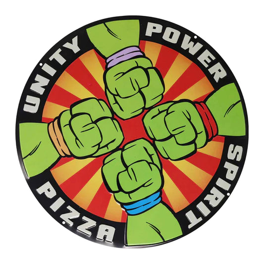 Teenage Mutant Ninja Turtles Tin Sign - Pizza Power 