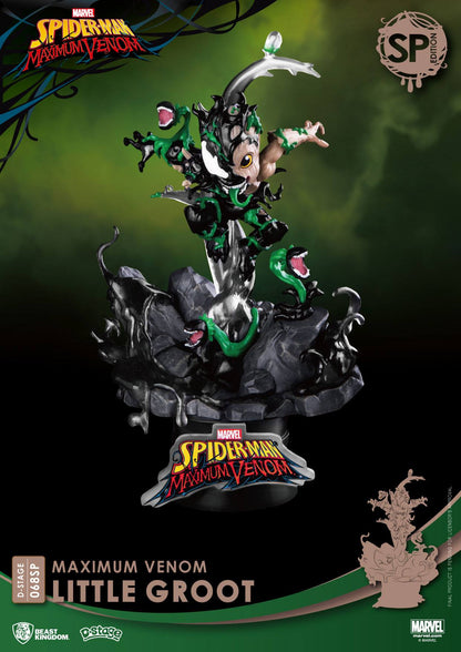 Maximum Venom-Little Groot Special Edition Marvel Comics diorama PVC D-Stage Maximum Venom Little Groot Special Edition