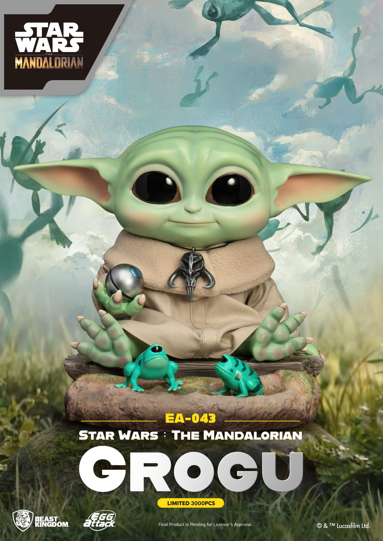 Star Wars: The Mandalorian statuette Egg Attack Grogu Beast Kingdom Toys Funko