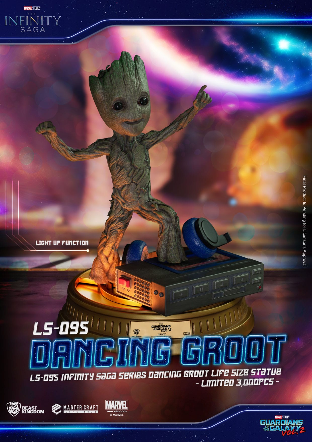 Statuette 1/1 Guardians of the Galaxy 2 - Dancing Groot - PRE-ORDER