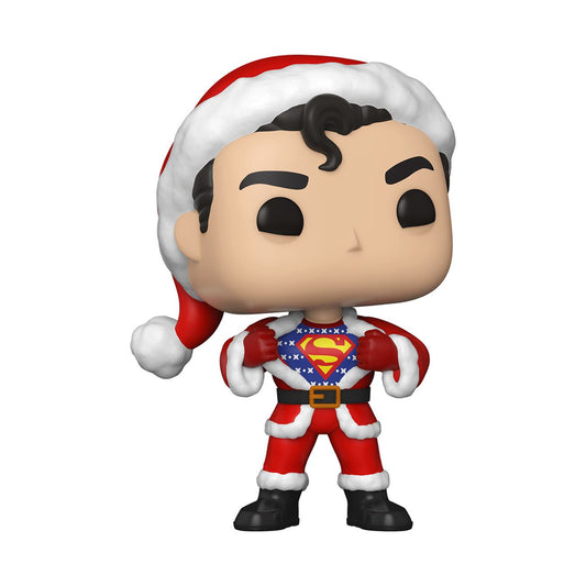DC Comics Funko POP! Heroes DC Holiday: Superman in Holiday Sweater 353 | DC Comics figurine Funko