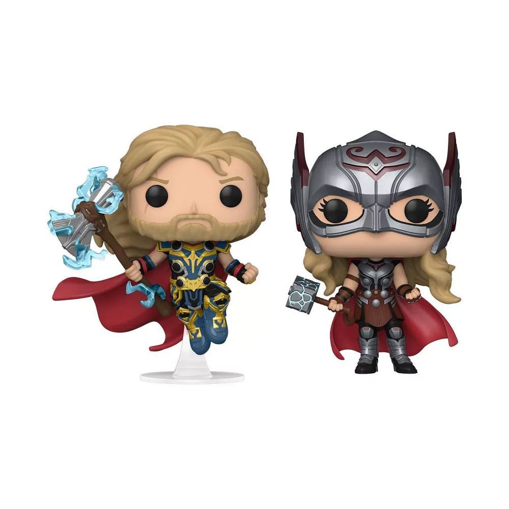 THOR LOVE & THUNDER POP 2 Pack Thor et Mighty Thor