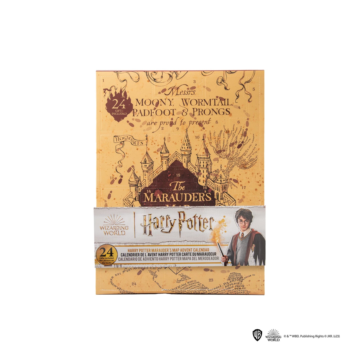 Calendrier de l'avent Harry Potter - Carte du Maraudeur - PRECOMMANDE