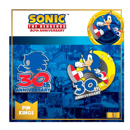 Pin's Sonic le Hérisson Set 1.1 - 30ème Anniversaire Pin Kings Numskull Funko