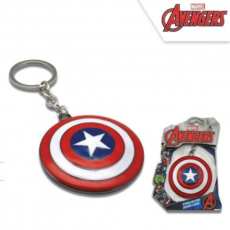 Porte clés Bouclier Captain America 3D Univers rétro