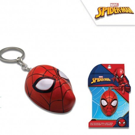 Porte clés Masque Spiderman 3D Univers rétro