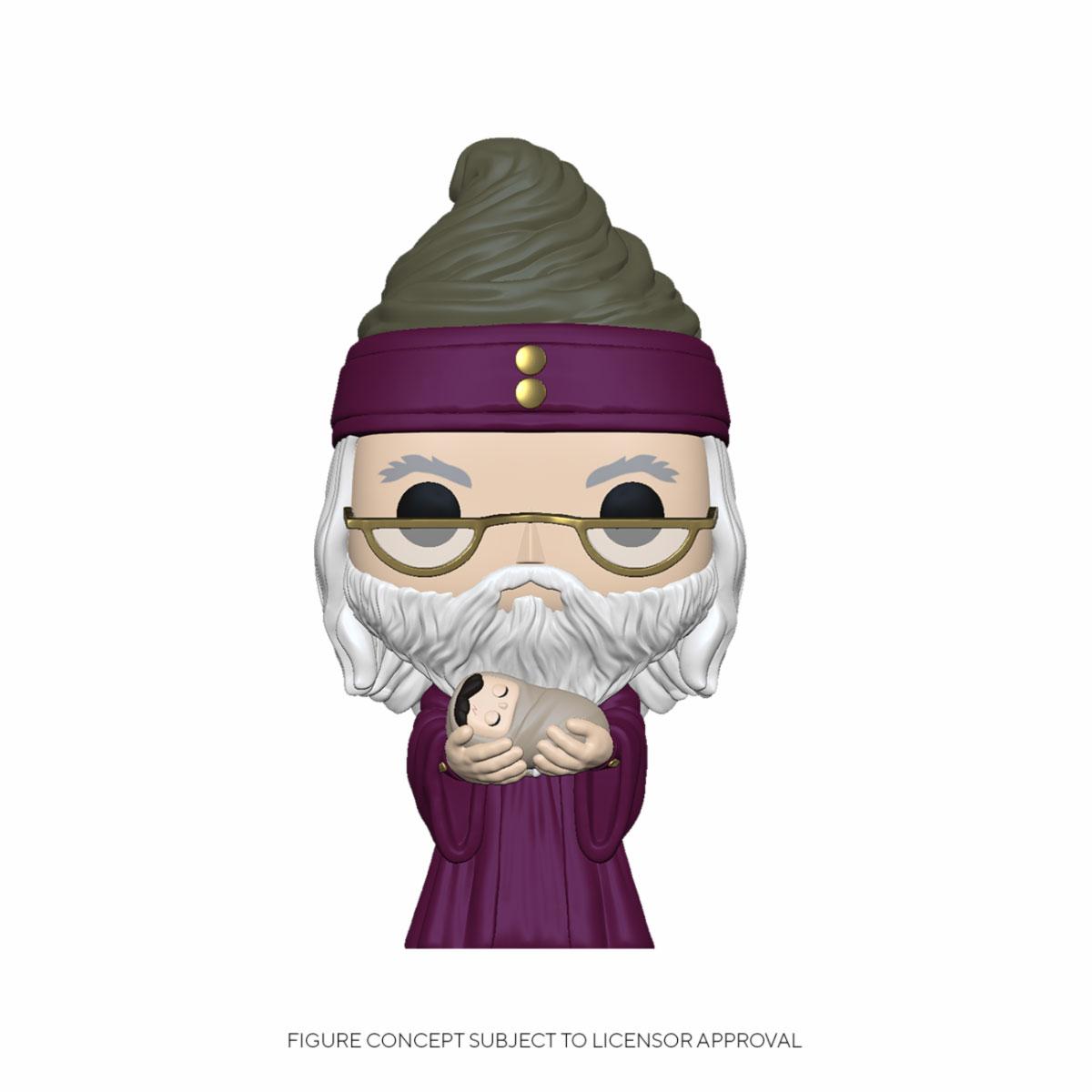 Harry Potter Funko POP! Movies Vinyl figurine Albus Dumbledore w/Baby Harry 115 | Figurines Harry Potter Funko