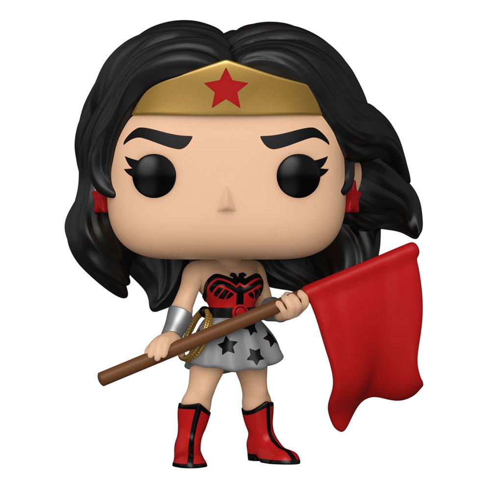 WONDER WOMAN 80TH POP N° 392 Wonder Woman Superman: Red Son DC Comics Figurine POP! Heroes Vinyl WW 80th WW (Superman: Red Son) 9 cm