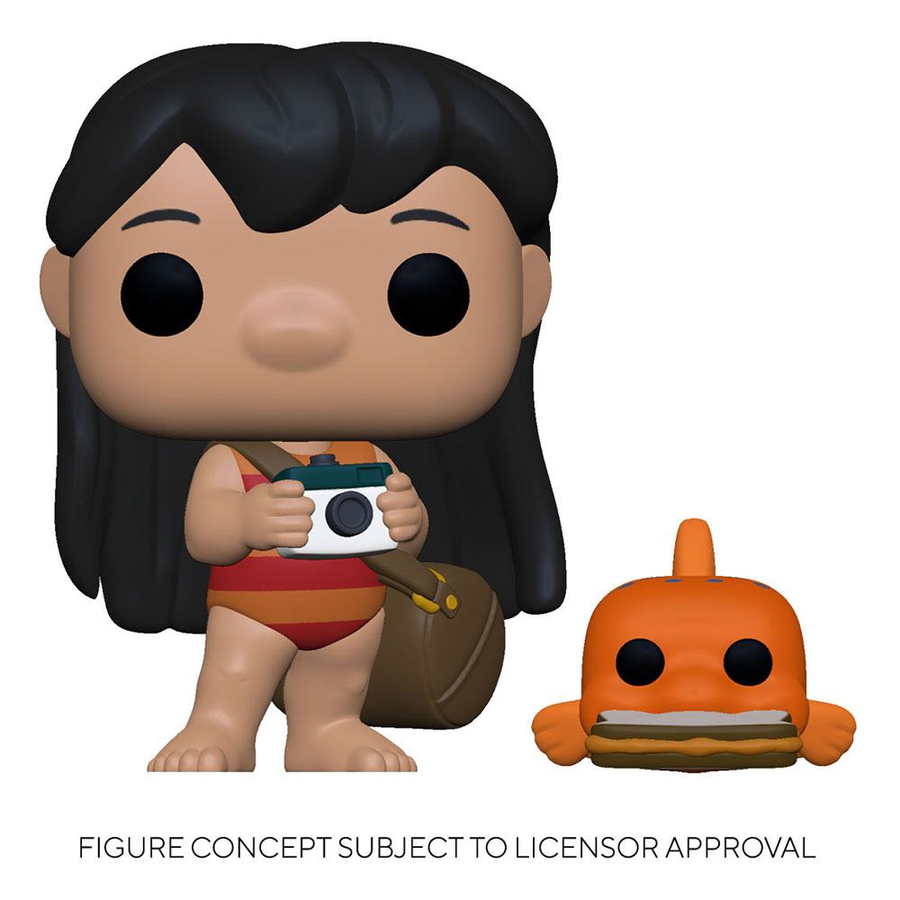 LILO & STITCH POP N° 1047 Lilo w/Pudge Lilo et Stitch POP! & Buddy Vinyl figurine Lilo w/Pudge 9 cm