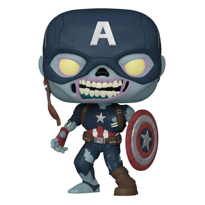 Marvel What If...? POP! TV Zombie Captain America 941 | Marvel figurine Funko