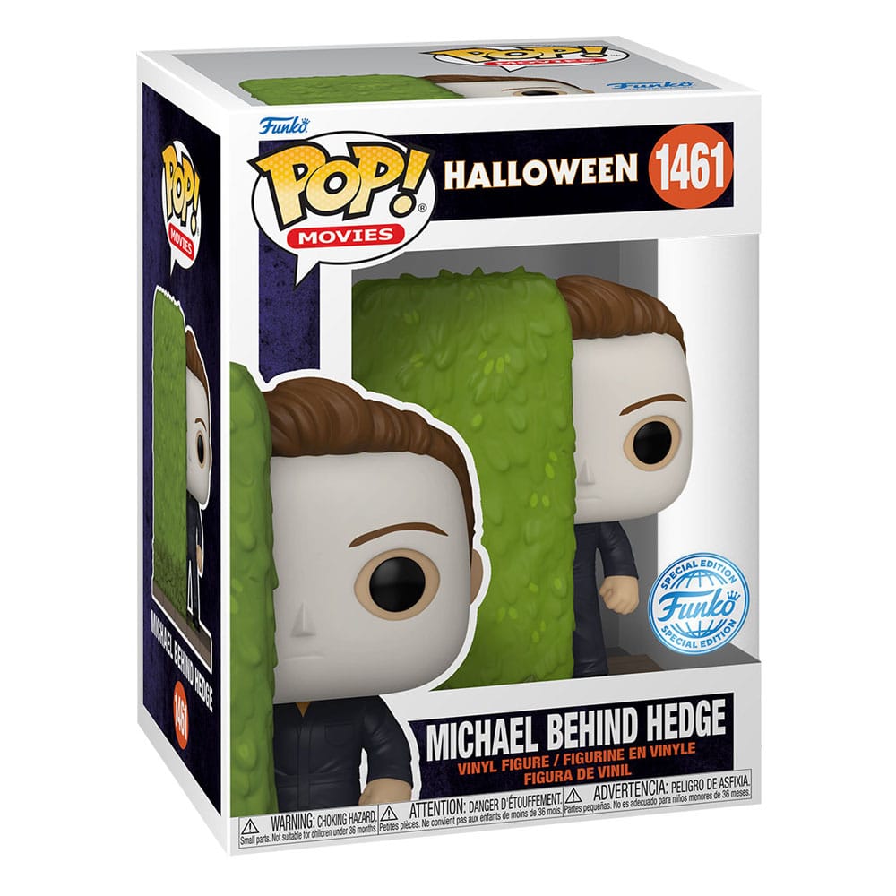 Michael Myers behind the Hedge 