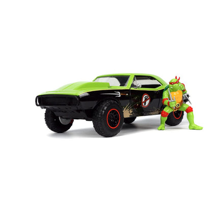Teenage Mutant Ninja Turtles 1/24 Hollywood Rides 1967 Chevrolet Camaro avec Raphael figurine Jada Toys | TMNT Funko