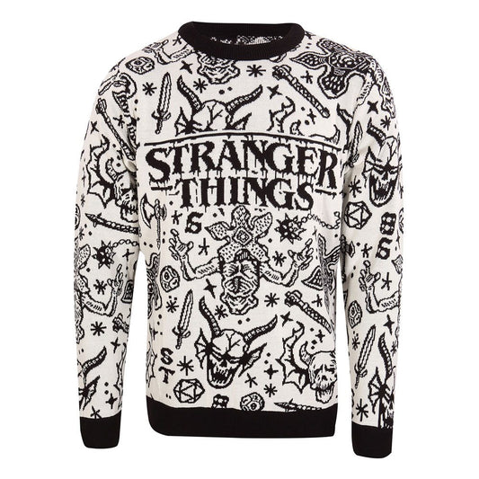 Pull de Noël Stranger Things Netflix Ugly Sweater Heroes Inc | Sweatshirt Christmas Jumper Pattern Funko