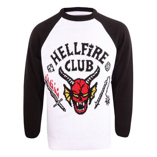 Stranger Things Christmas Sweater - Hellfire Club 